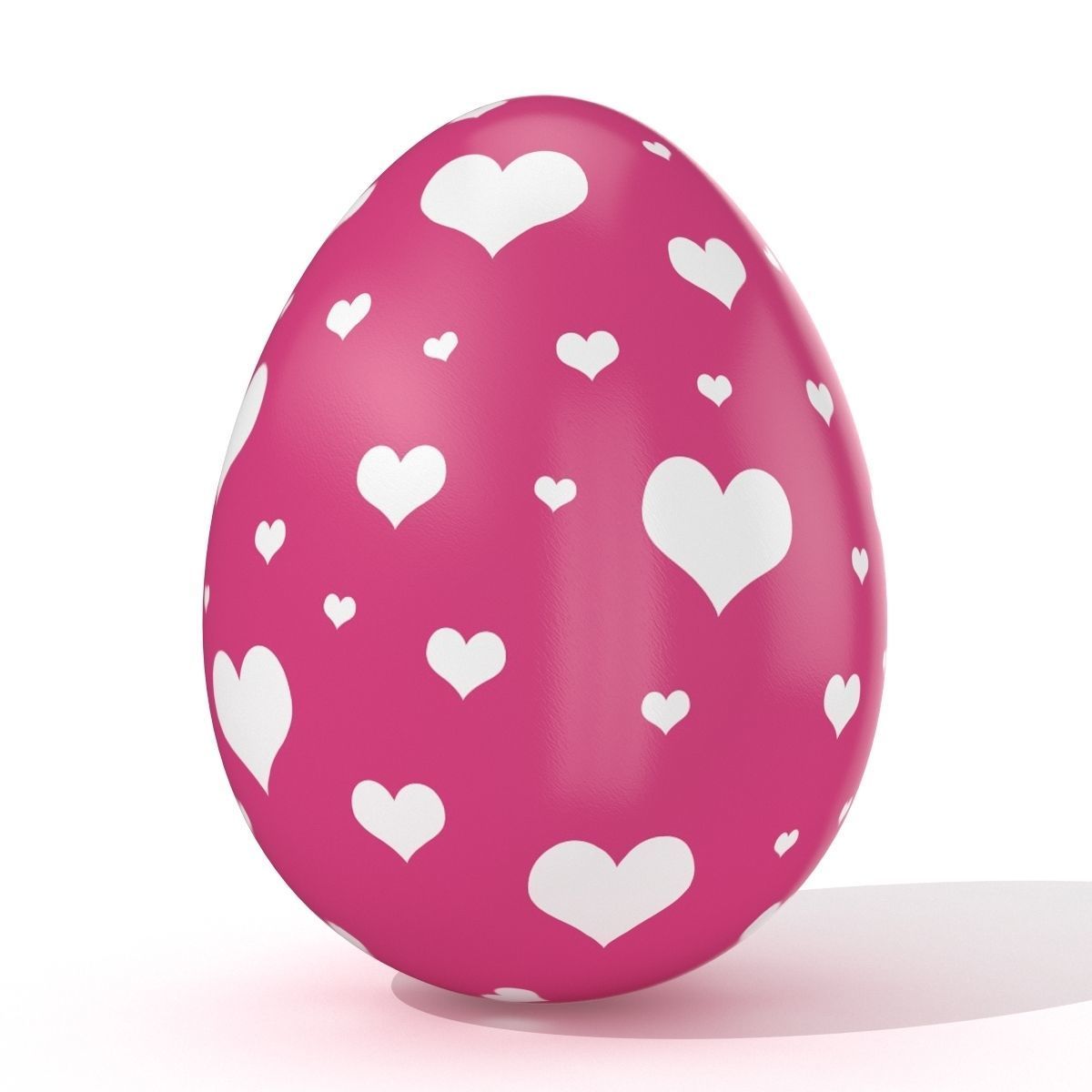 Easter egg N009 Low-poly 3D model_3