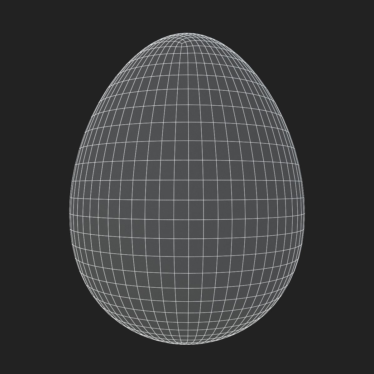 Easter egg N009 Low-poly 3D model_5