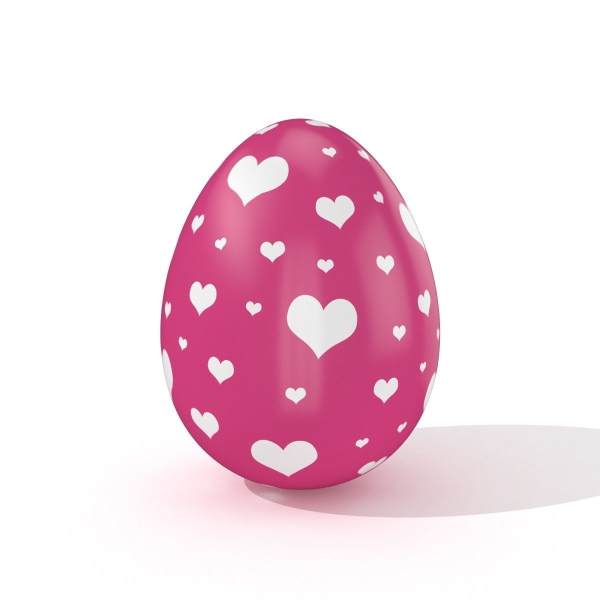 Easter egg N009 Low-poly 3D model_1