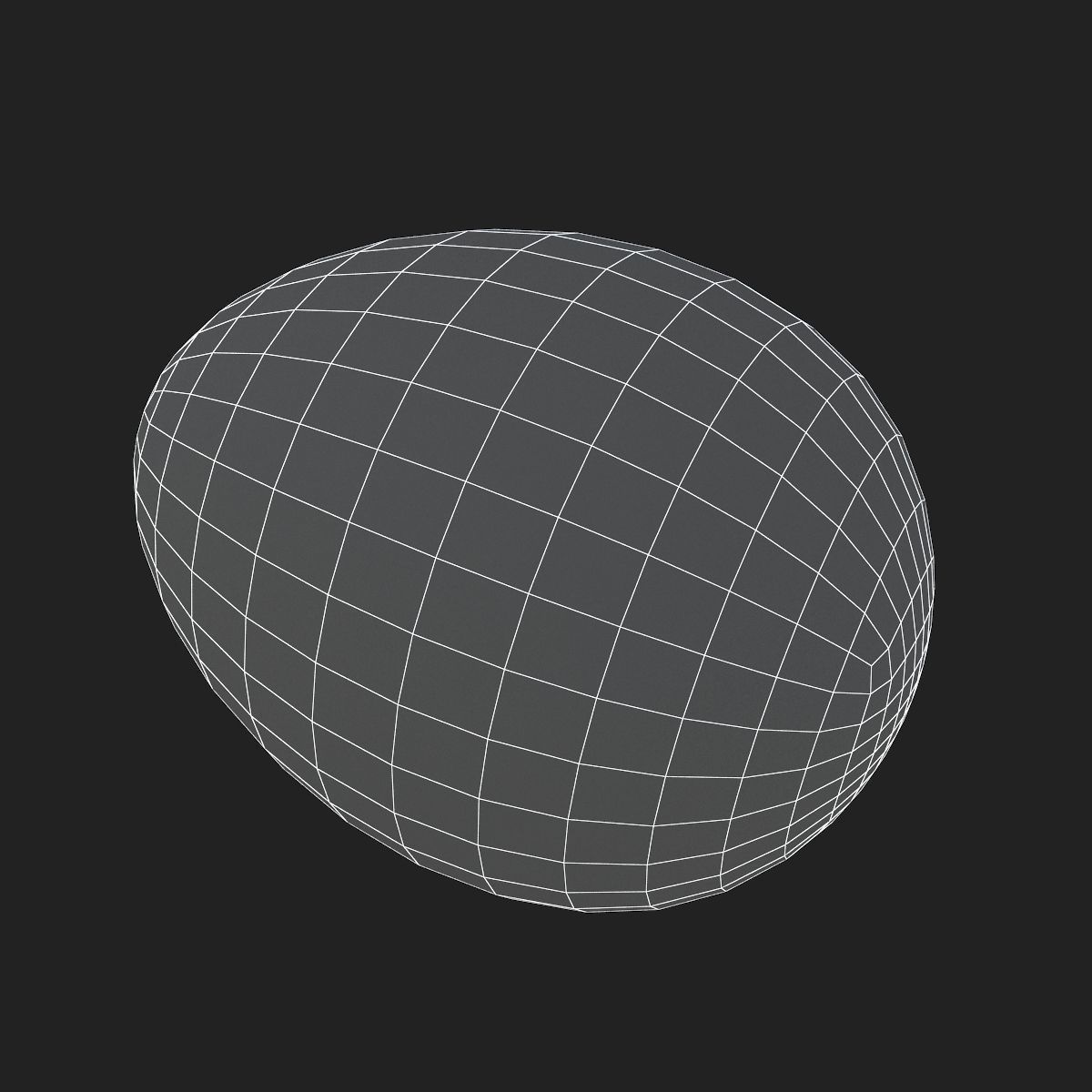 Easter egg N004 Low-poly 3D model_6