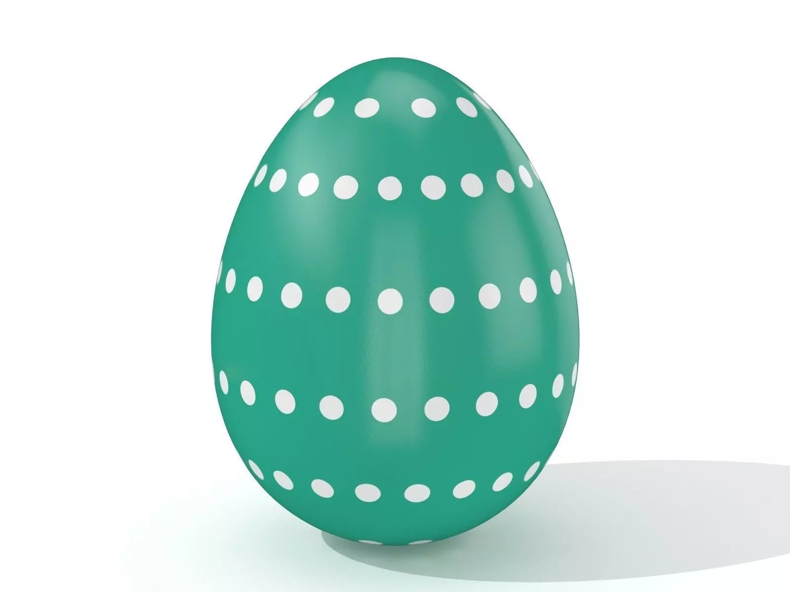 Easter egg N004 Low-poly 3D model_0