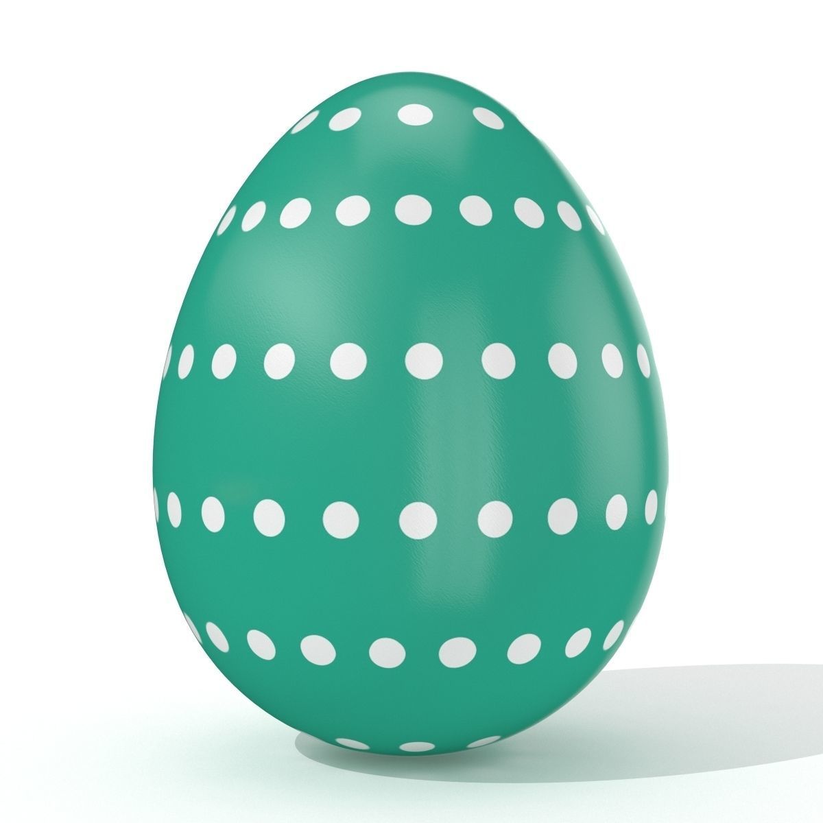 Easter egg N004 Low-poly 3D model_3