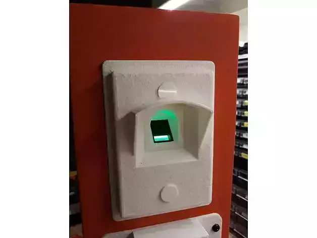 Fingerprint sensor support holder 3D print model