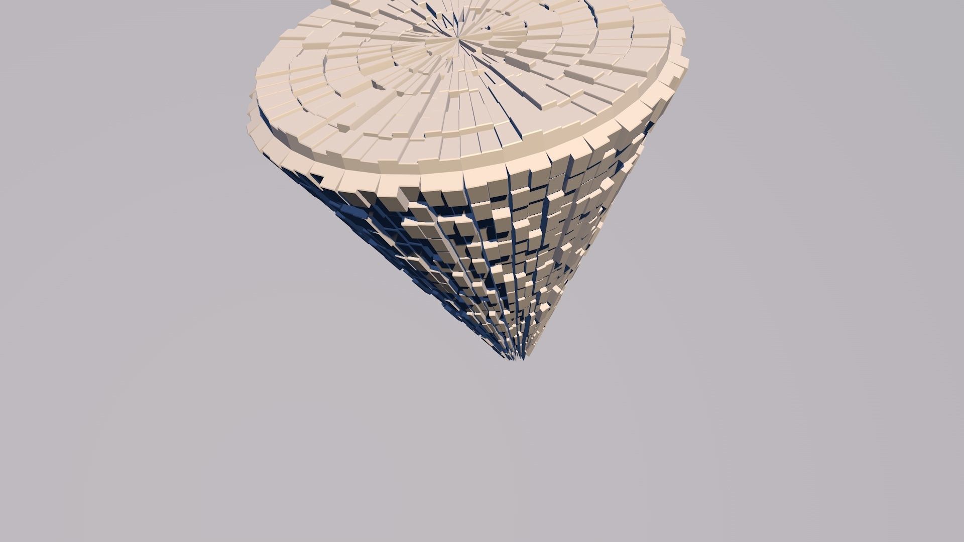 Sci Fi Cone Shape Triangle 3D model 2019 3D model_5