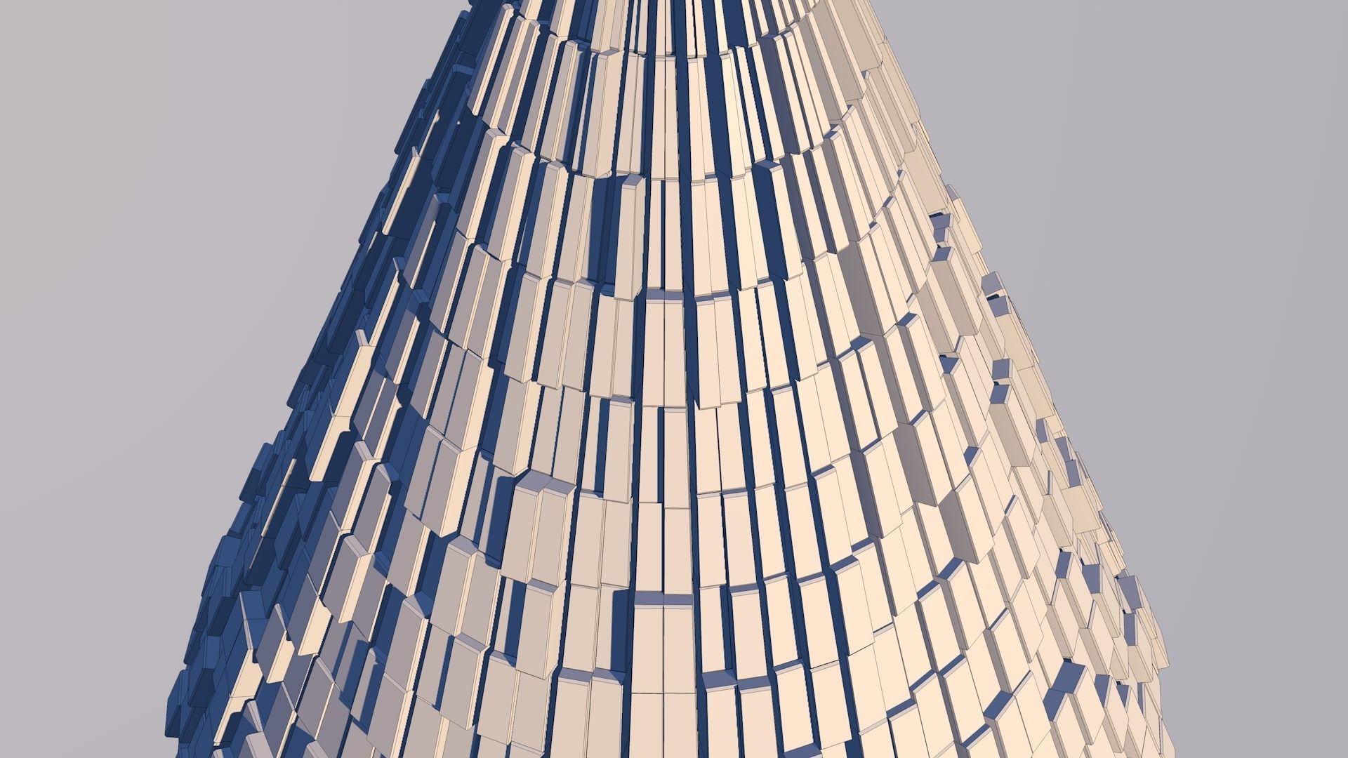 Sci Fi Cone Shape Triangle 3D model 2019 3D model_9