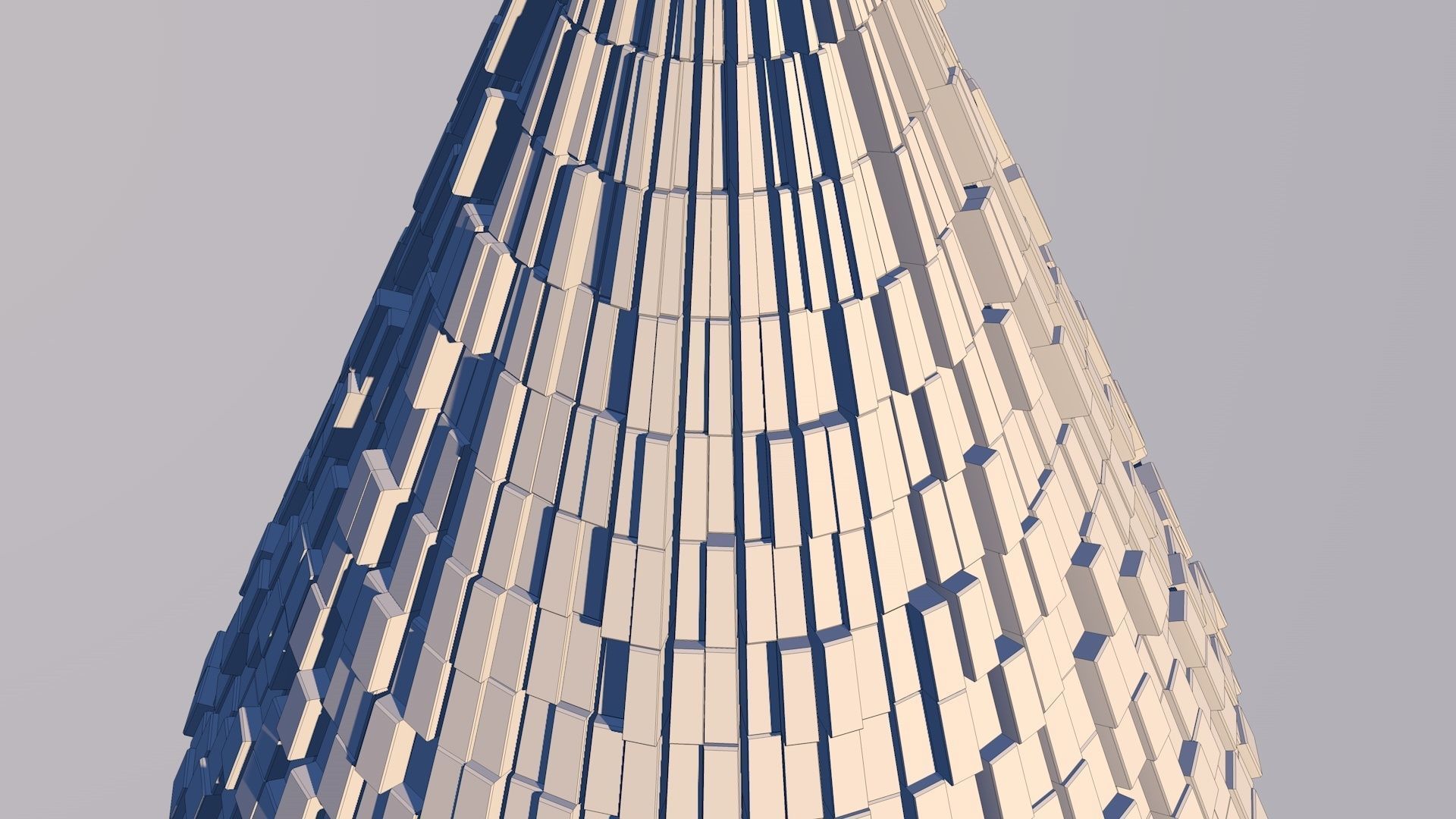 Sci Fi Cone Shape Triangle 3D model 2019 3D model_7