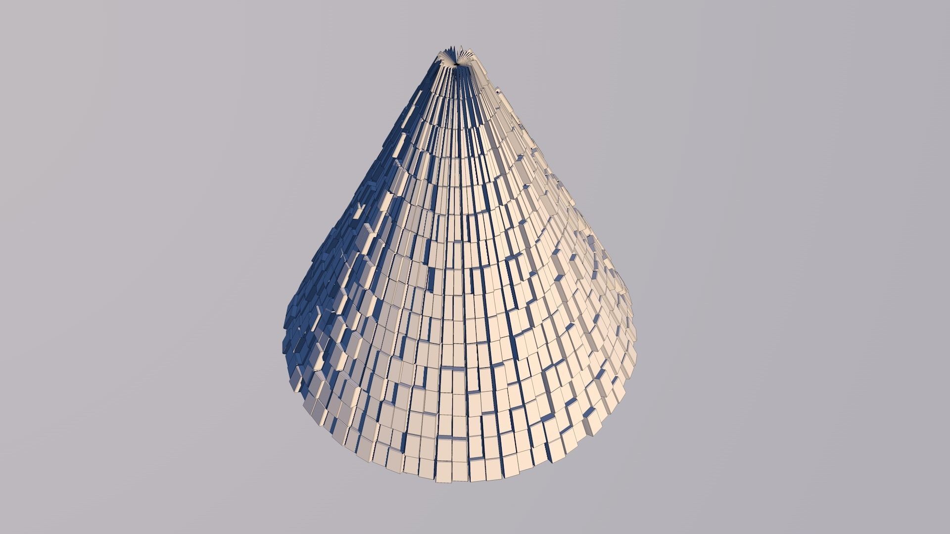 Sci Fi Cone Shape Triangle 3D model 2019 3D model_13