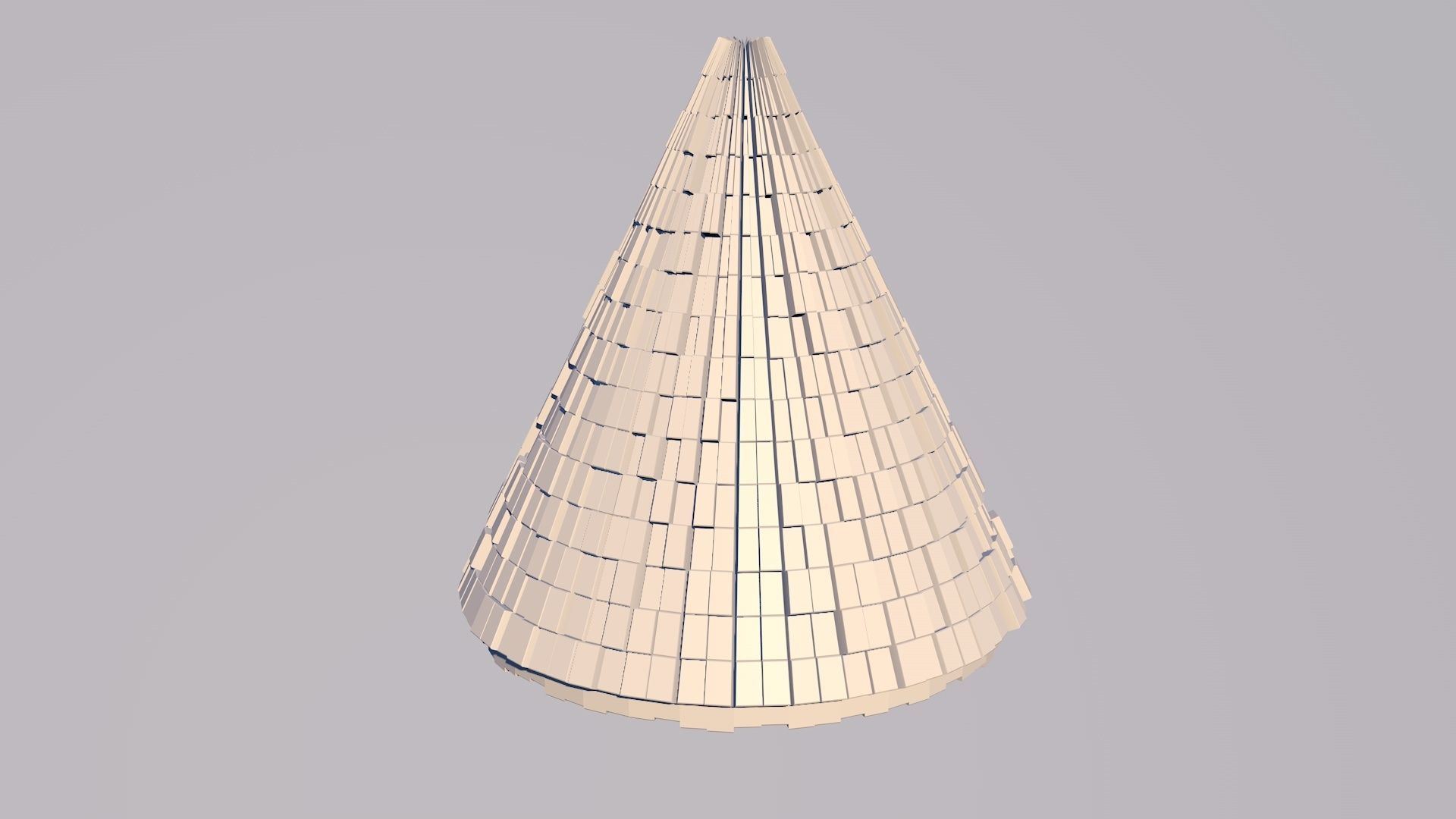 Sci Fi Cone Shape Triangle 3D model 2019 3D model_3