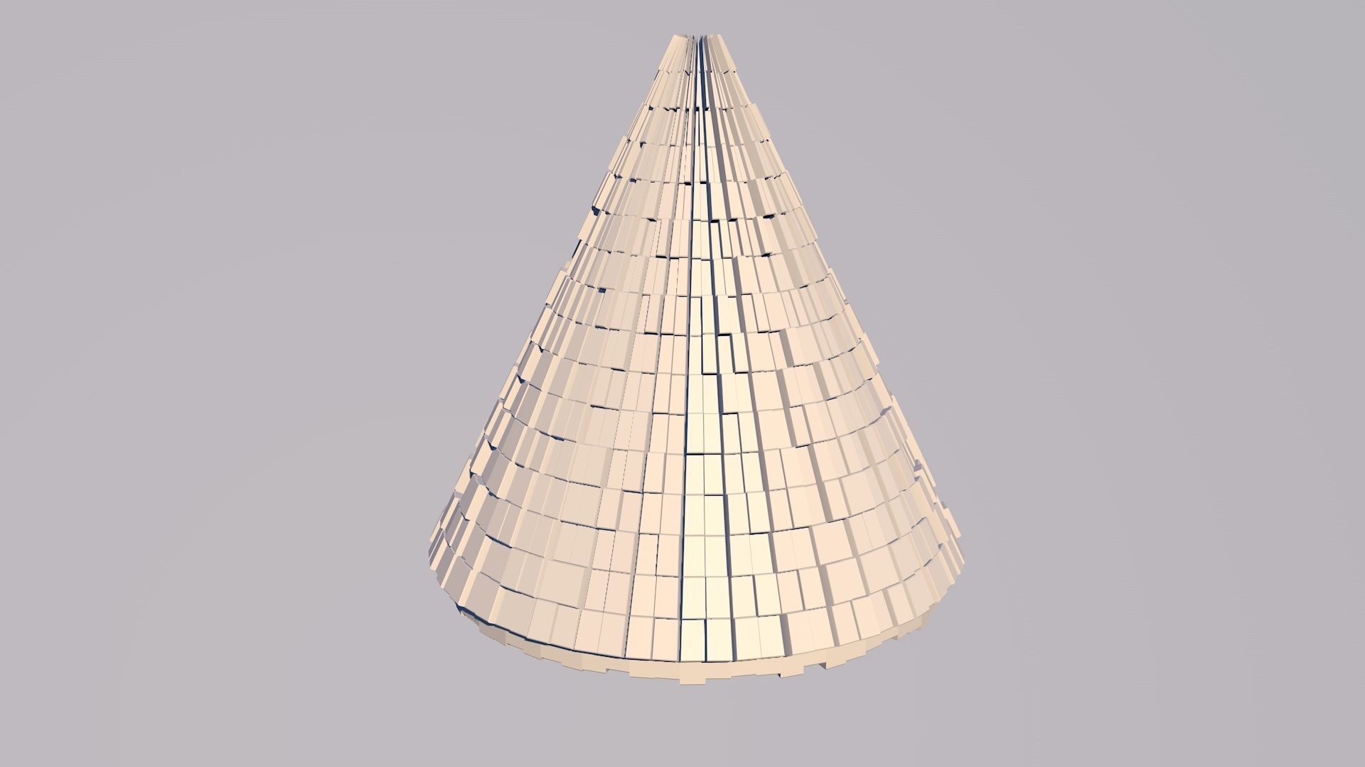 Sci Fi Cone Shape Triangle 3D model 2019 3D model_1
