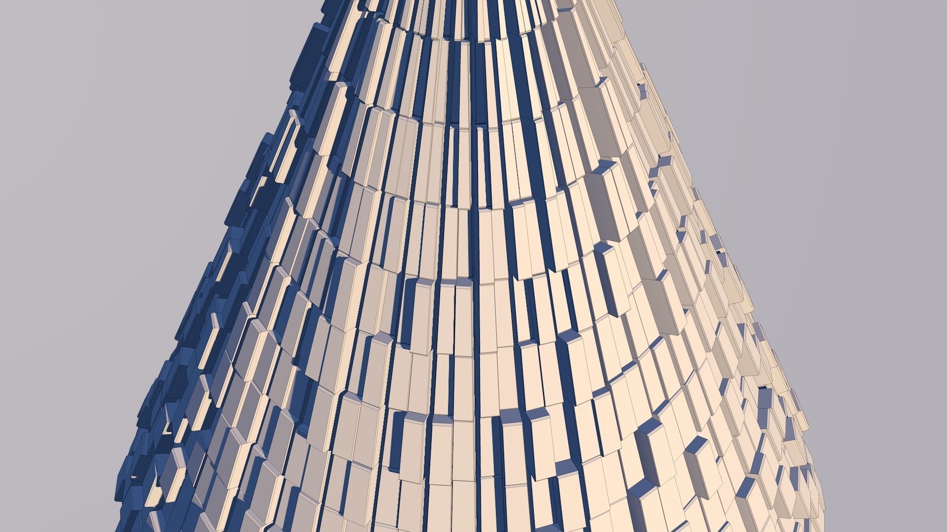 Sci Fi Cone Shape Triangle 3D model 2019 3D model_6