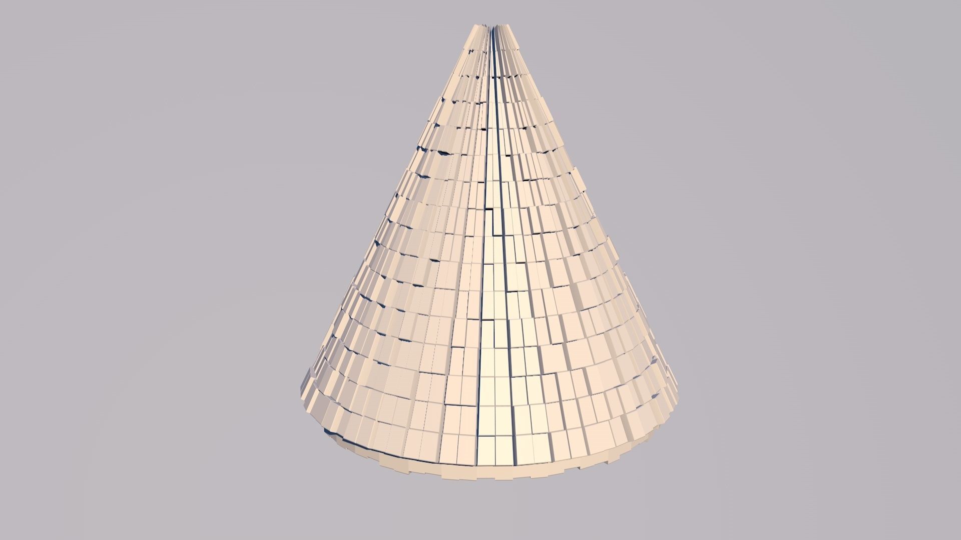 Sci Fi Cone Shape Triangle 3D model 2019 3D model_2