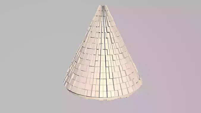Sci Fi  Cone Shape Triangle 3D model 2019 3D model