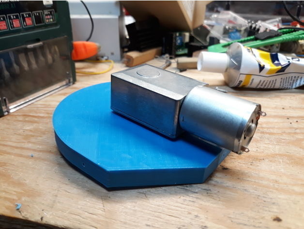 Screw motor for animal feed  3D print model_7