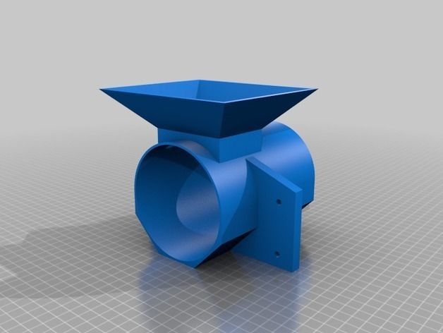 Screw motor for animal feed  3D print model_8