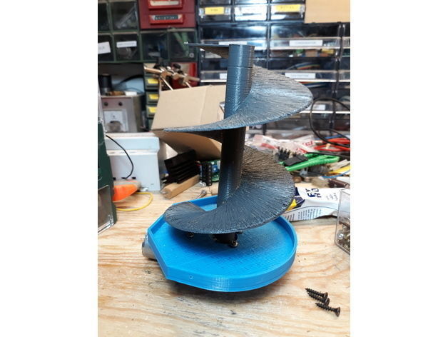 Screw motor for animal feed  3D print model_6