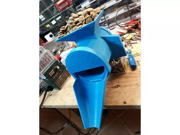 Screw motor for animal feed  3D print model_0