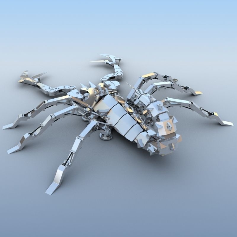 Mechanical Scorpion 3D model_2
