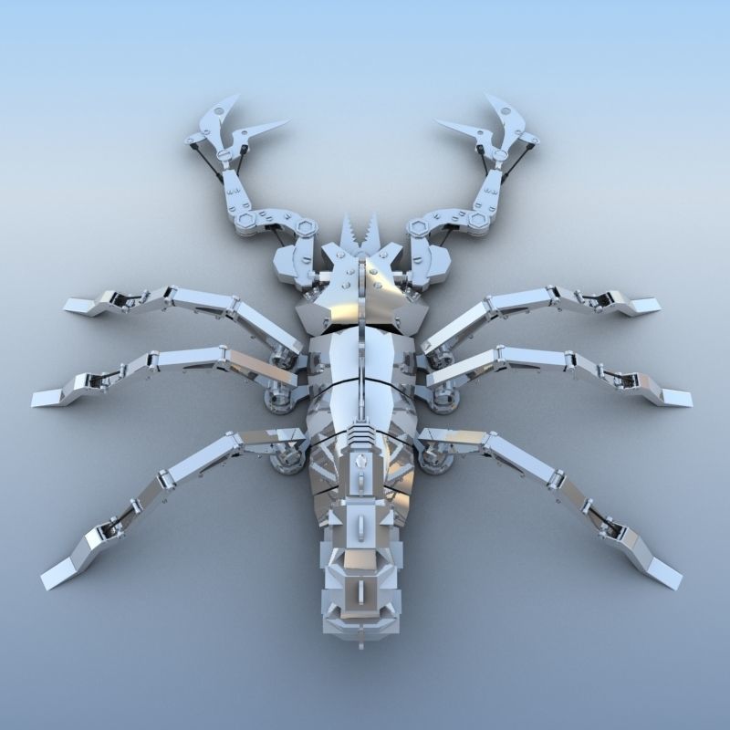 Mechanical Scorpion 3D model_3