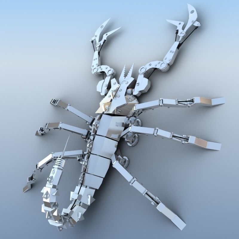 Mechanical Scorpion 3D model_5