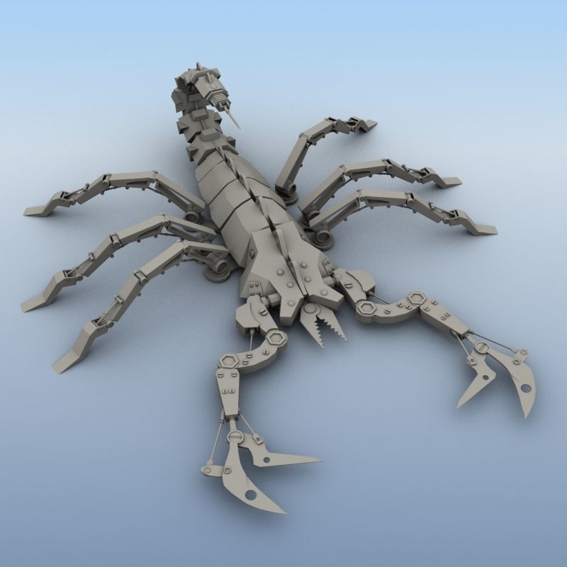Mechanical Scorpion 3D model_6