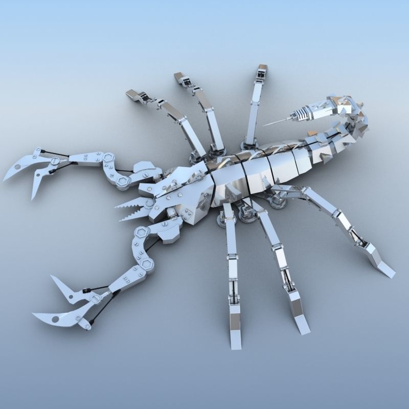 Mechanical Scorpion 3D model_1