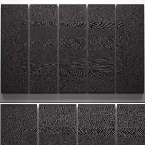 Collection Wood Wall Sculpture 3