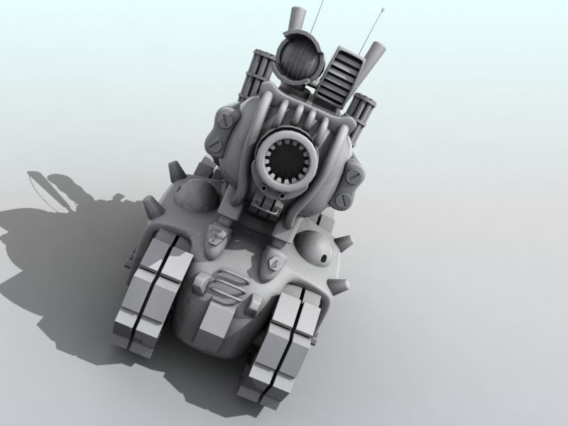 Metal Slug Tank 3D model_4