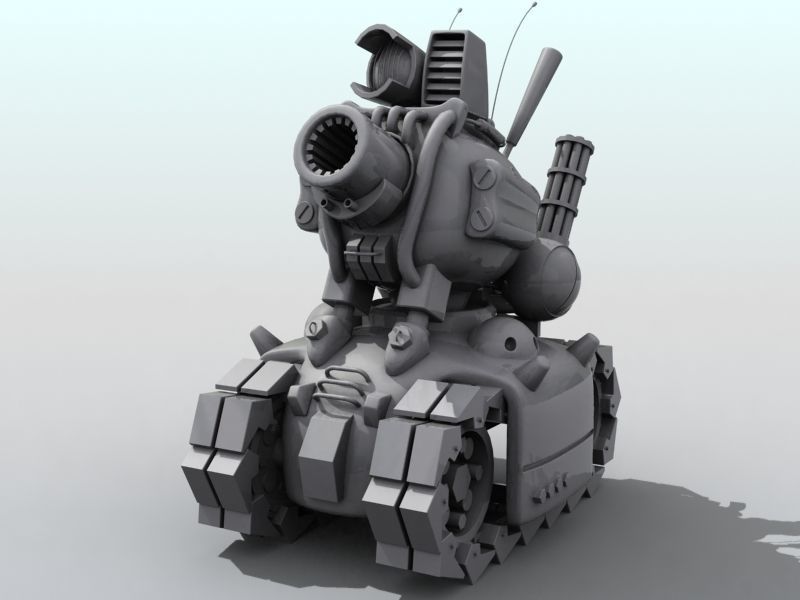 Metal Slug Tank 3D model_1