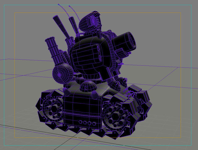 Metal Slug Tank 3D model_6