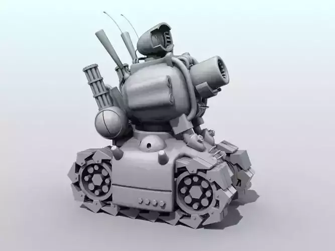 Metal Slug Tank 3D model