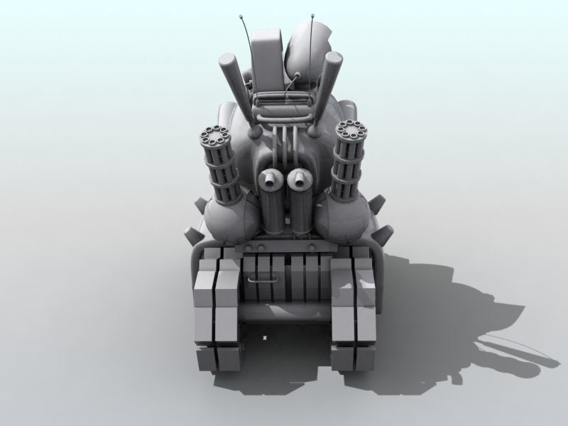 Metal Slug Tank 3D model_3