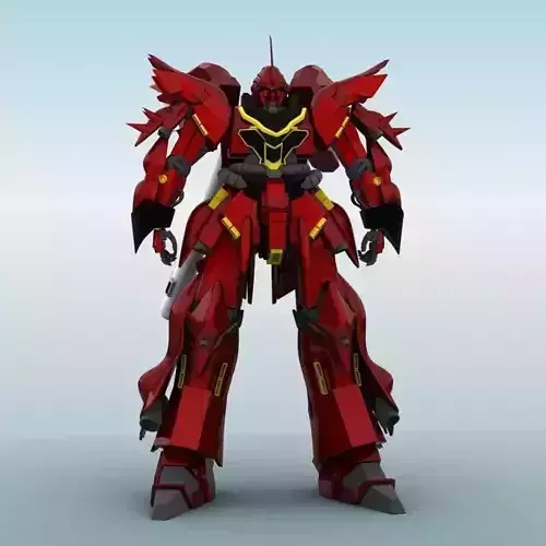 MSN-06S Sinanju Ver Ka 3D model