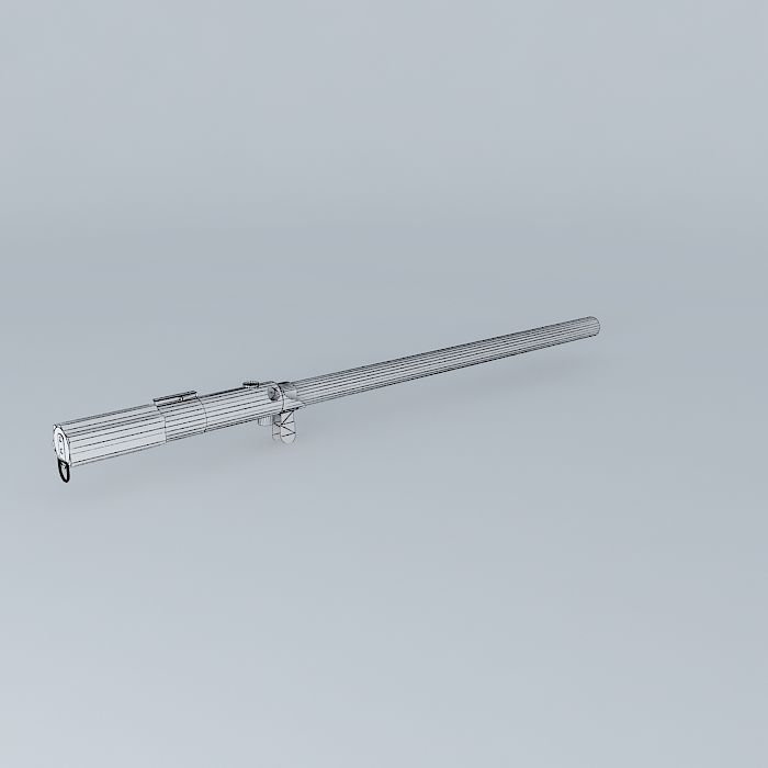 Star Wars Luke ANH LightSaber Free 3D model_4