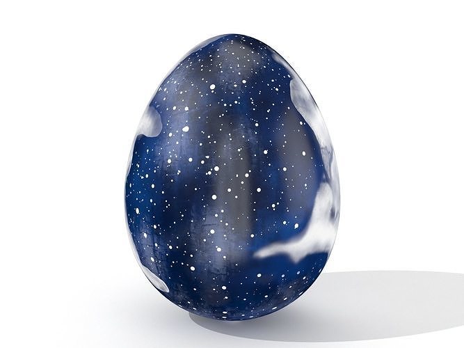 Easter Egg N011 Low-poly 3D model