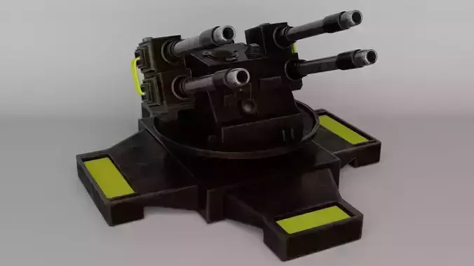 Sci-fi Turret