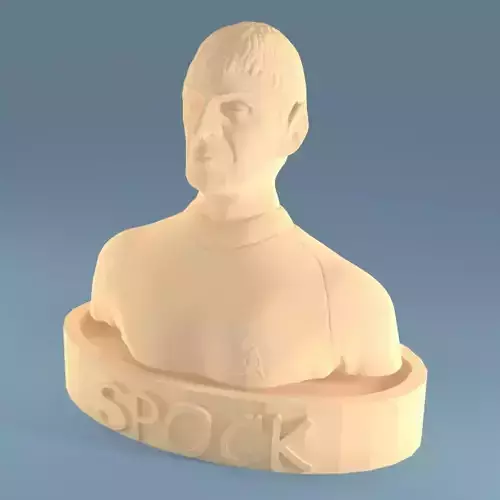 Mr Spock bust 3D print model