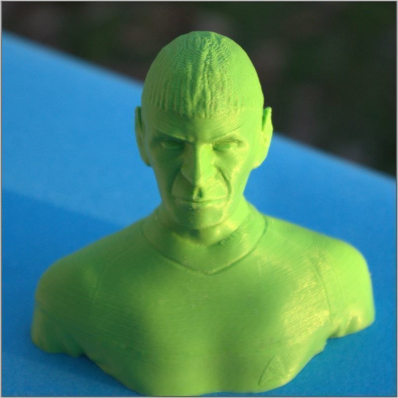 Mr Spock bust 3D print model_1