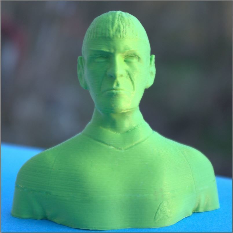 Mr Spock bust 3D print model_4