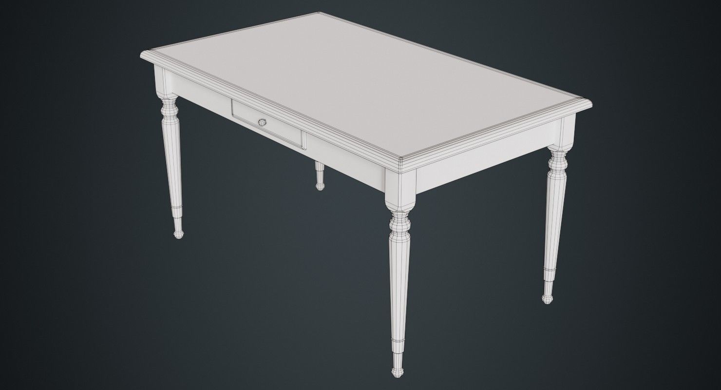 Table 2C Low-poly 3D model_5