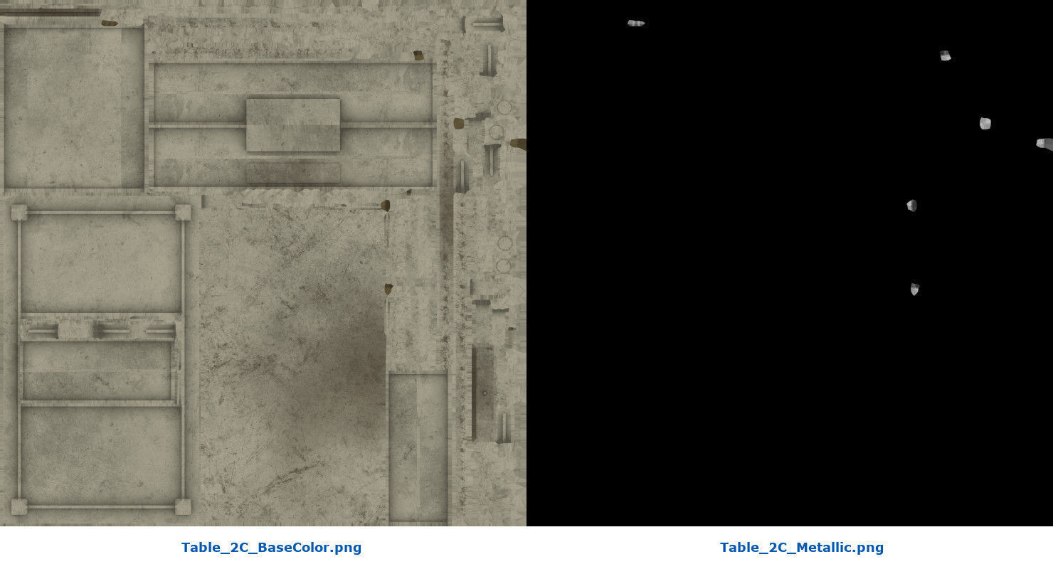 Table 2C Low-poly 3D model_7