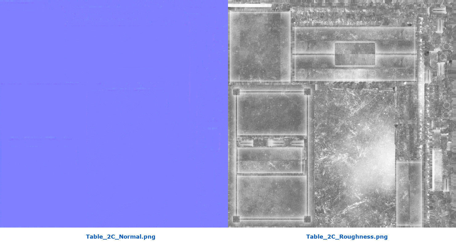 Table 2C Low-poly 3D model_8