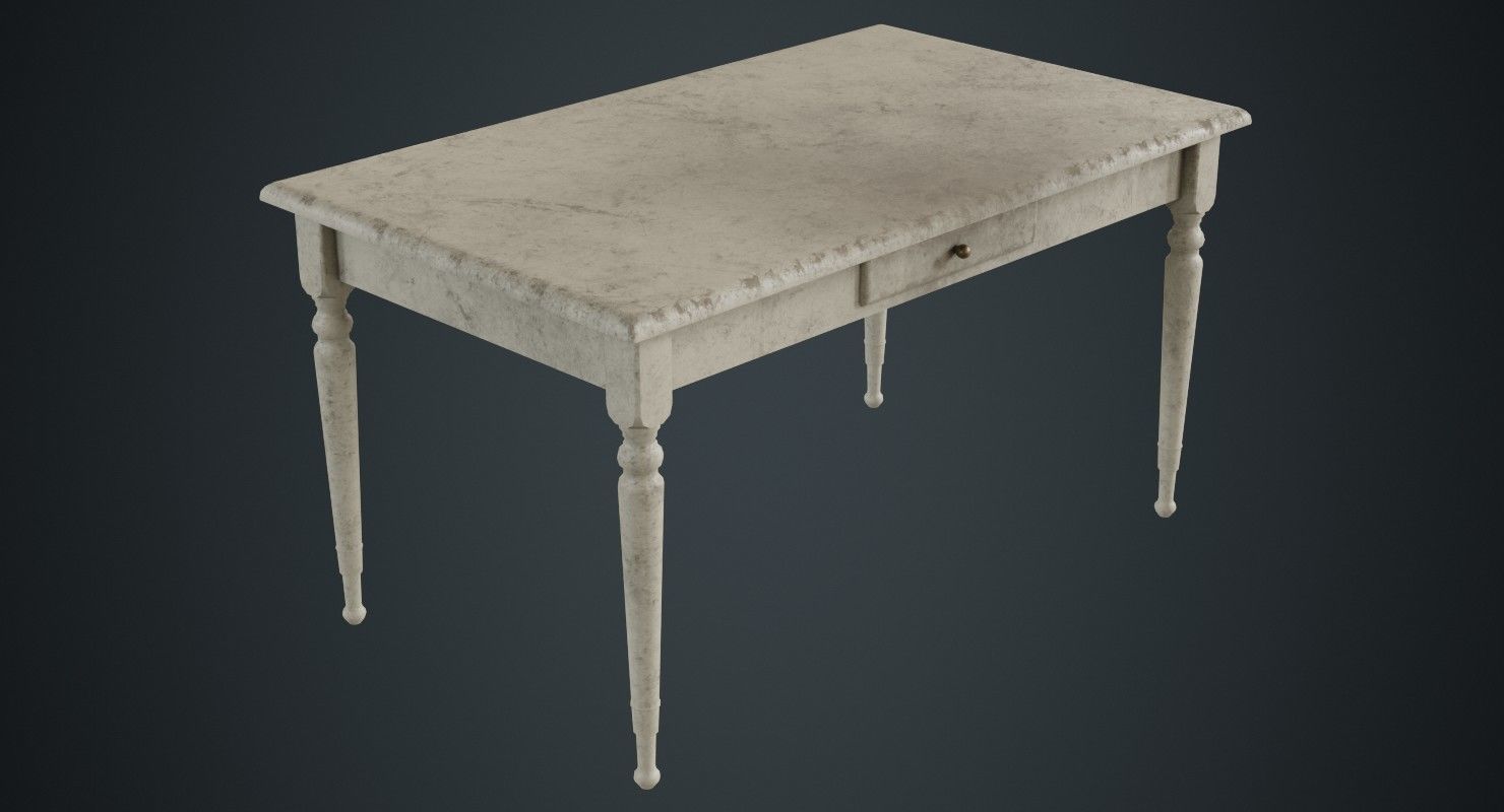 Table 2C Low-poly 3D model_1
