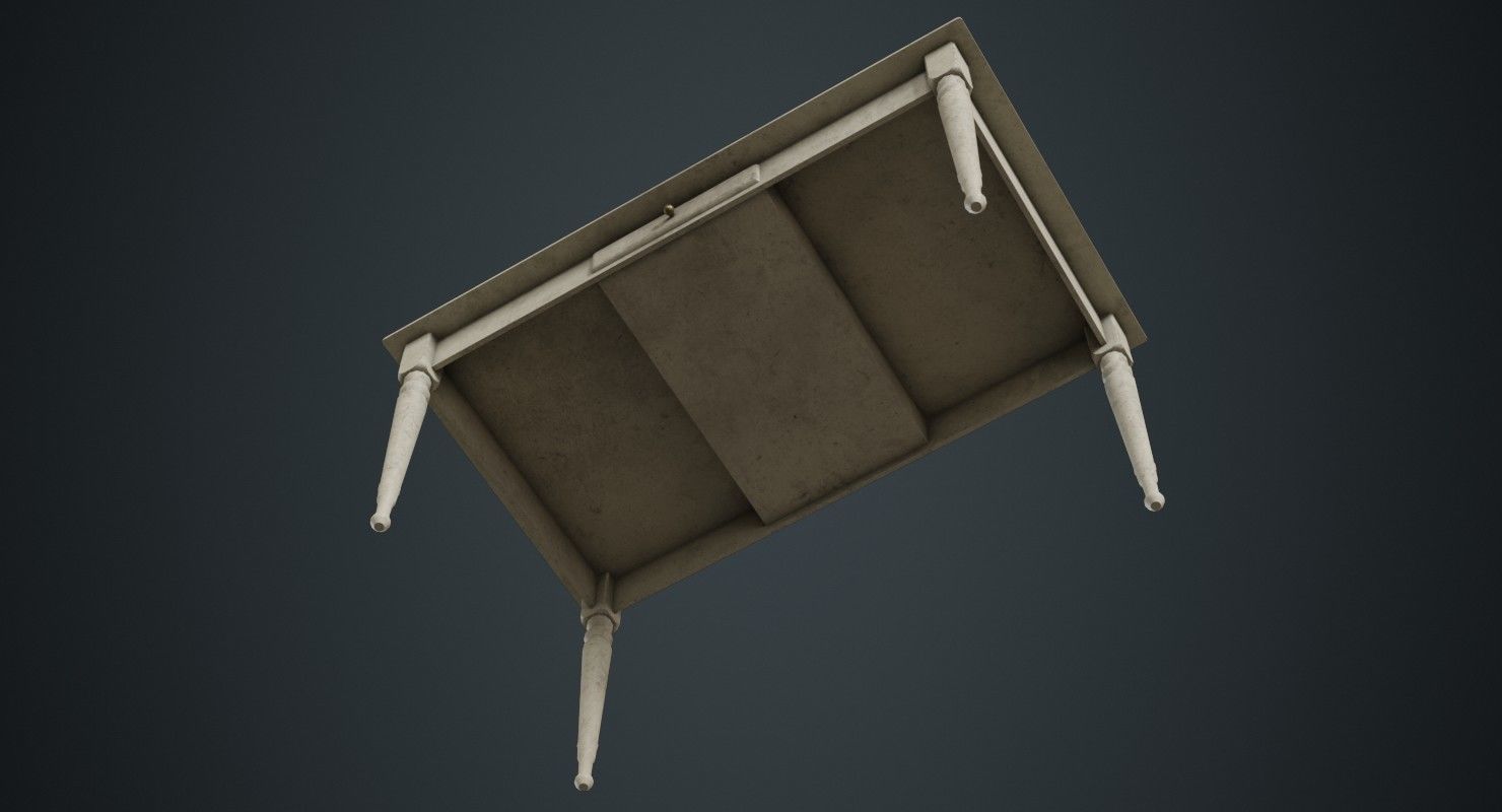 Table 2C Low-poly 3D model_4