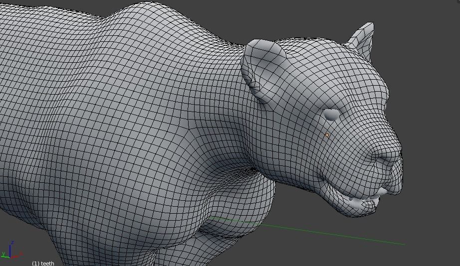 leopard cheetah 3D model_6