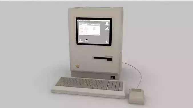 Macintosh Plus  3D model