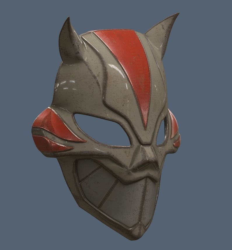 Cheshire Mask 3D print model_1