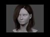 realtime hair Low-poly 3D model_2