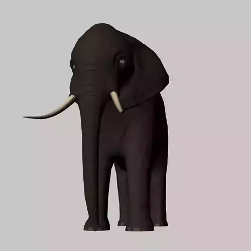 Rigged-Animated Elephant