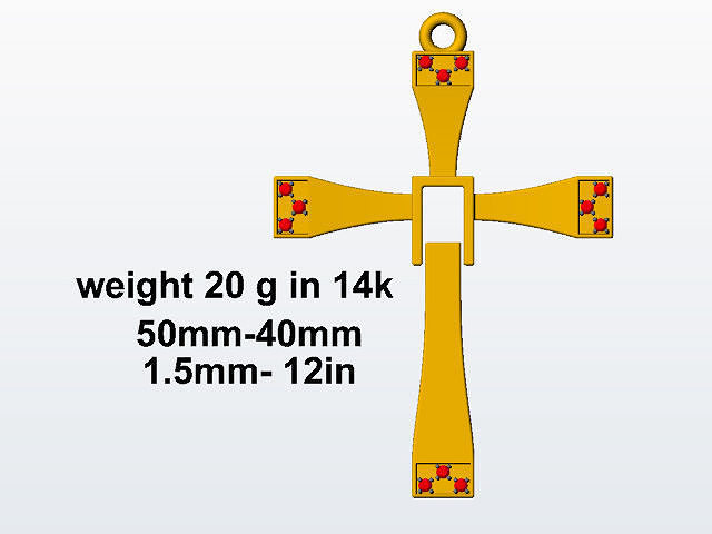 cross replica Vin Diesel Free 3D print model
