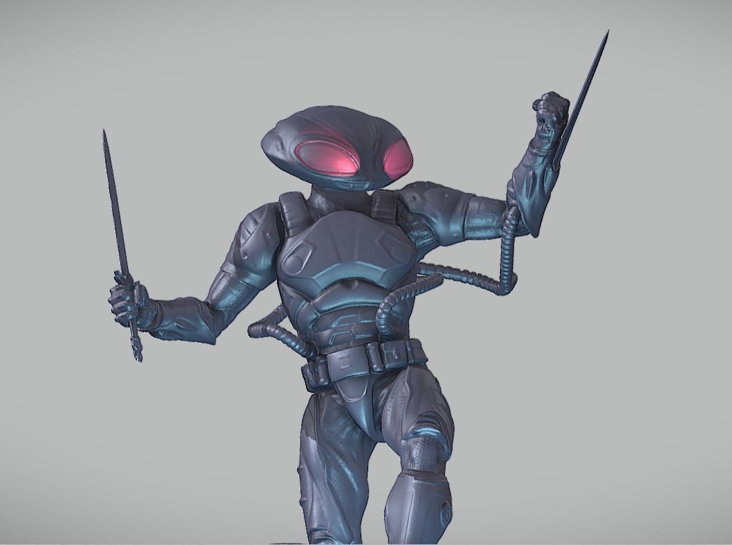 BLACK MANTA inspirited model 3D print model_2